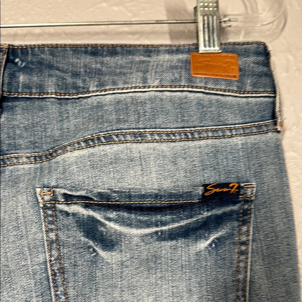 Seven7 Blue Weekend Slim Fit Denim Jeans Women's Size 10 - Picture 12 of 13